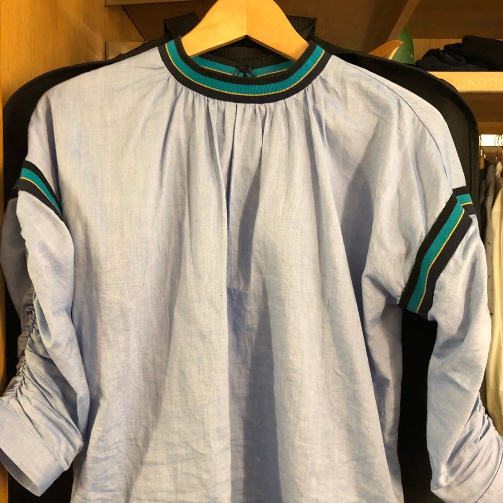 Zara Basics Denim top